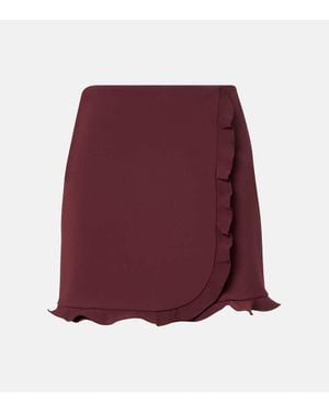 Tory Burch Ruffled Skort - Red