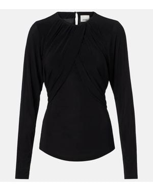 Isabel Marant Top Gaetane Aus Jersey - Schwarz