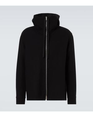 Jil Sander Kapuzenjacke Aus Wolle - Schwarz