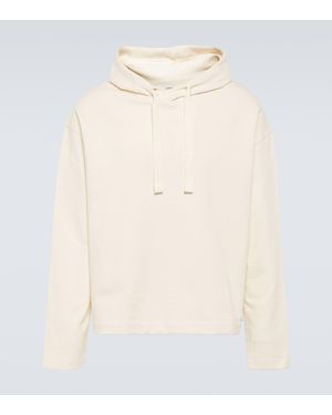 Lemaire Cotton And Linen Hoodie - Natural