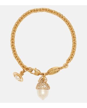 Vivienne Westwood Bracciale A Catena Lucille - Metallizzato
