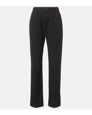 The Row Straight Jeans Landais - Schwarz