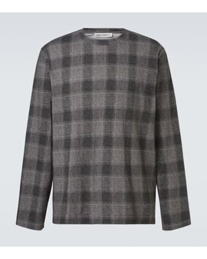 Our Legacy Longsleeve Box Aus Baumwoll-Jersey - Grau