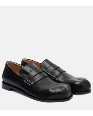 JW Anderson Leather Loafers - Black