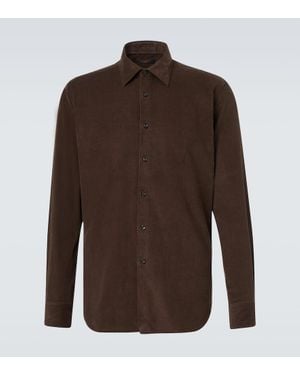Slowear Hemd Aus Baumwoll-Cord - Braun