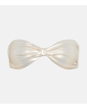 Melissa Odabash Stockholm Bandeau Bikini Top - Natural