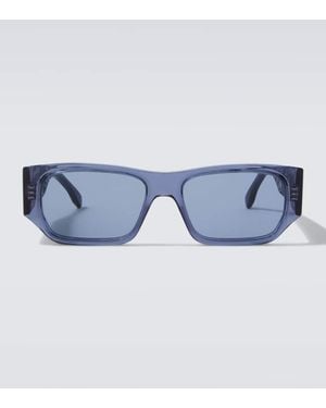 Fendi Occhiali Da Sole Squadrati Ff Squared - Blu