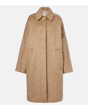 JOSEPH Alger Wool And Mohair-Blend Coat - Natural