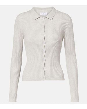 Velvet Nikki Cotton And Cashmere Polo Shirt - White