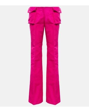 LAQUAN SMITH Pantaloni Cargo A Vita Bassa - Rosa