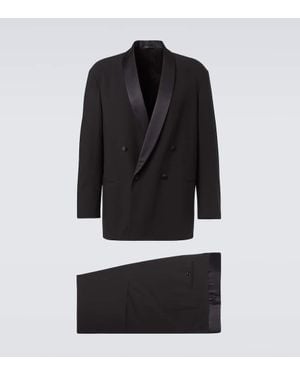 Giorgio Armani Anzug Aus Schurwolle - Schwarz