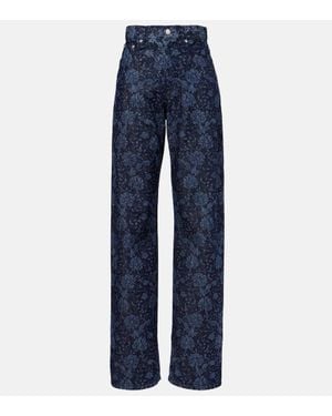 Dries Van Noten Wide-Leg Jeans - Blau