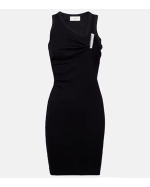 Coperni Minikleid Washing Clip Aus Baumwoll-Jersey - Schwarz