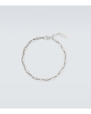Saint Laurent Bracciale A Catena - Bianco
