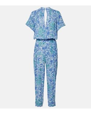 Poupette Bedruckter Jumpsuit - Blau