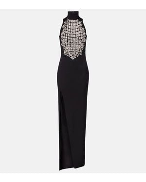Balmain Embellished Gown - Black