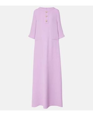 Valentino Silk Cady Gown - Purple