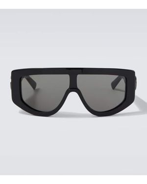 Gucci Double G Flat-Top Sunglasses - Black
