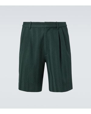 Missoni Shorts Aus Einem Baumwollgemisch - Grün