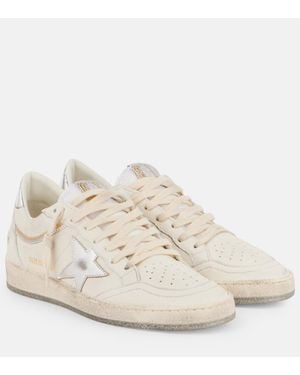 Golden Goose Zapatillas Ball Star De Piel - Blanco