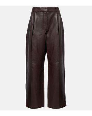 Zimmermann Weite Hose Illustration Aus Leder - Grau