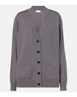 Dries Van Noten Cardigan Aus Wolle - Grau