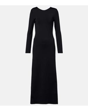 Bottega Veneta Knitted Maxi Dress - Blue