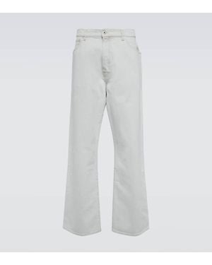 KENZO Straight Jeans - White