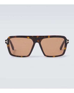 Tom Ford Aviator-Sonnenbrille Vincent - Braun