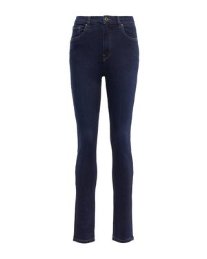 Y. Project Panelled High-rise Skinny Jeans - Blue