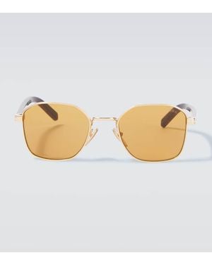 Prada Eckige Sonnenbrille - Mettallic