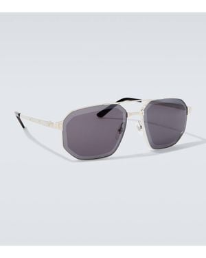 Cartier Santos De Cartier Aviator Sunglasses - Blue