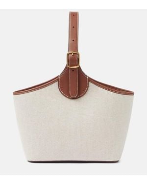 Loro Piana Tote Bobbin Aus Canvas - Weiß