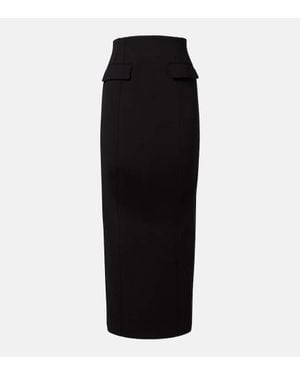 TOTEME High-Rise Pencil Skirt - Black