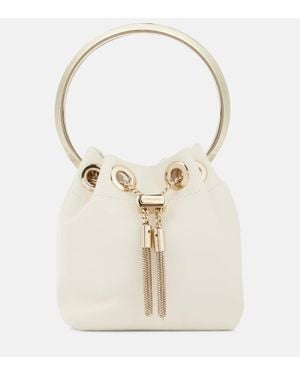 Jimmy Choo Bucket Bag Bon Bon Micro Aus Leder - Mehrfarbig