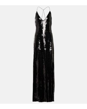 Nili Lotan Robe Katie Mit Pailletten - Schwarz