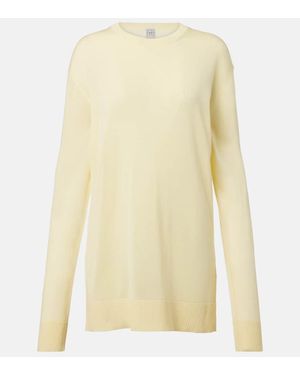 TOTEME Oversize-Pullover - Gelb
