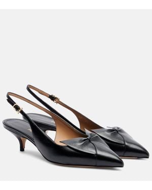 Ferragamo Slingback-Pumps Felli 40 Aus Leder - Schwarz