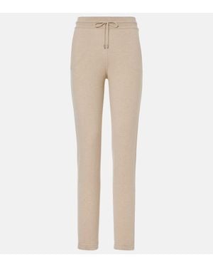Loro Piana Merano Cashmere Sweatpants - Natural