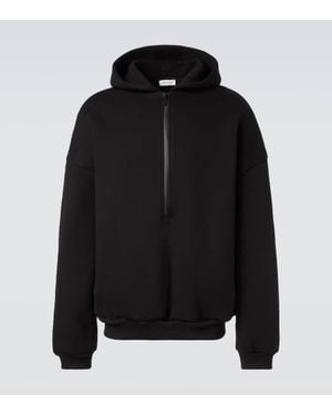 Fear Of God Athletic Cotton-Blend Hoodie - Black