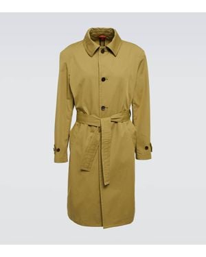 Barena Trenchcoat Paramar Aus Baumwolle - Grün