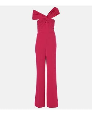 Roland Mouret Jumpsuit A Gamba Larga - Rosso