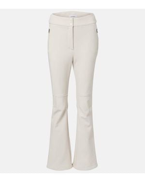 Yves Salomon Flared Ski Trousers - White