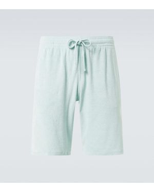 Vilebrequin Bolide Cotton-Blend Terry Shorts - Blue