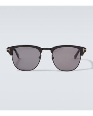 Tom Ford Henry Round Sunglasses - Brown