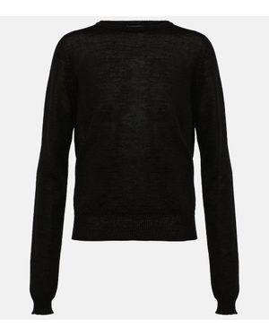 Rick Owens Pullover Maglia Aus Wolle - Schwarz