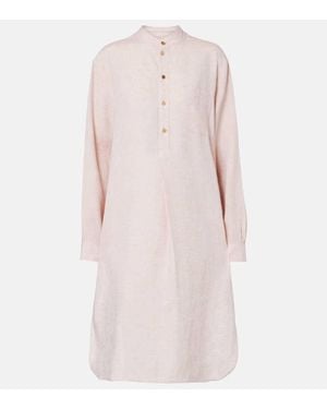 Loro Piana Catlin Linen Tunic - Pink