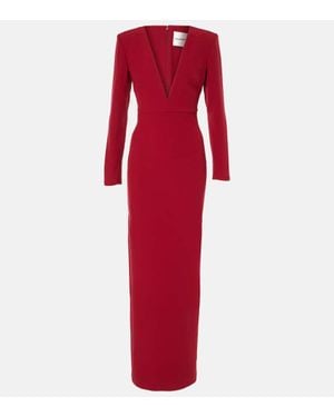 Roland Mouret Crepe Gown - Red