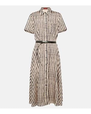Altuzarra Abito Midi Kiera Con Stampa - Neutro