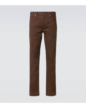Tom Ford Mid-Rise Skinny Jeans - Brown